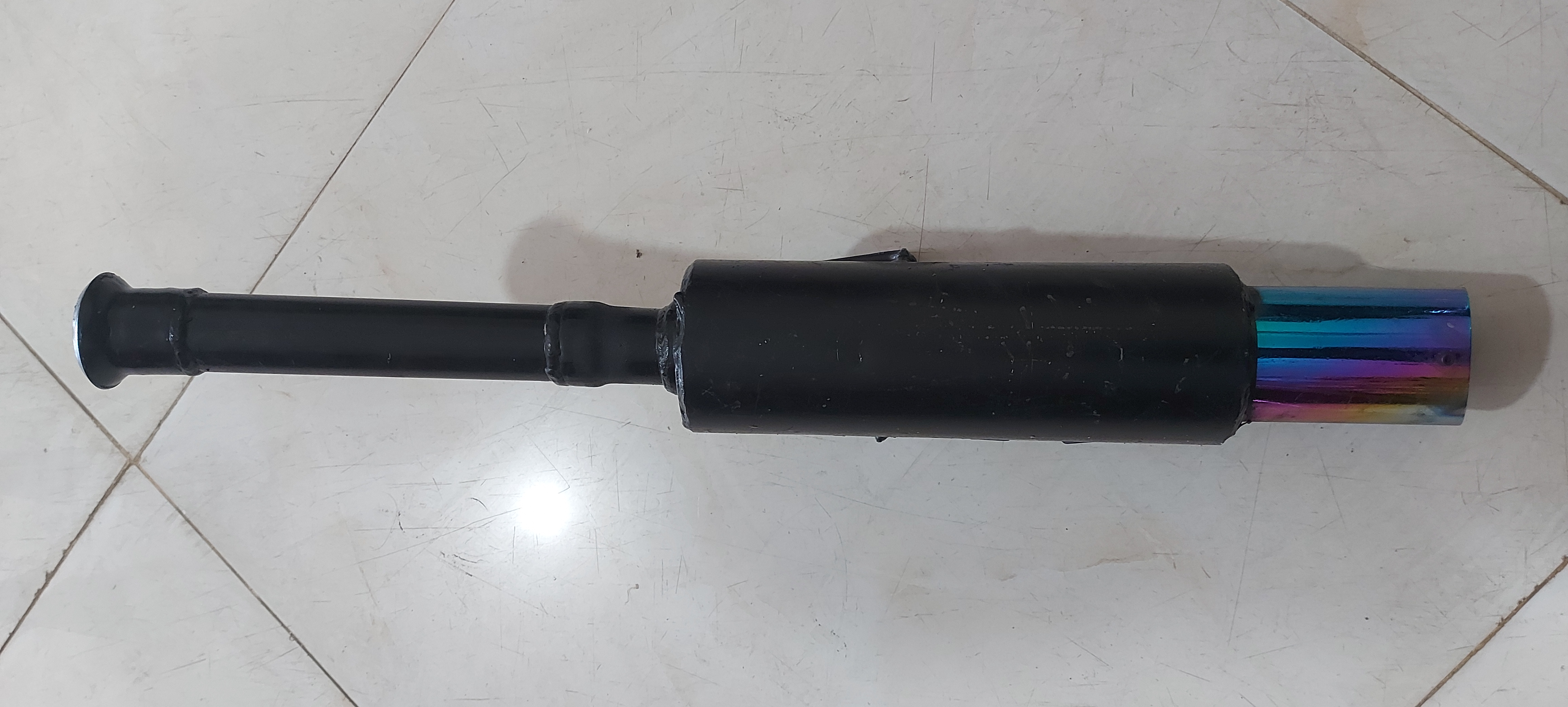منبع اگزوز ۷۱۳ سر ۷ رنگ آماده نصب ۴۰۵